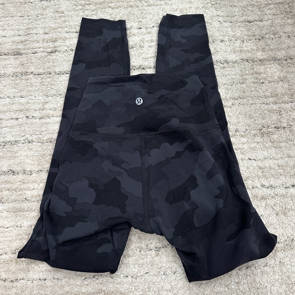 Lululemon Wunder Train High-Rise Tight 25" Black Camo - Picture 8 of 8